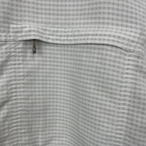 The North Face Light Gray white Plaid Shirt Size Large - Picture 4 of 10